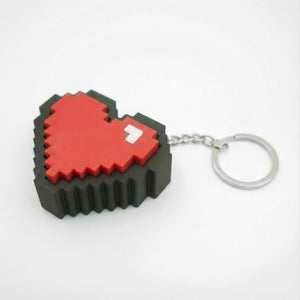 Fidget Clicker Μπρελόκ Pixel Καρδιά – mini – εικόνα 1