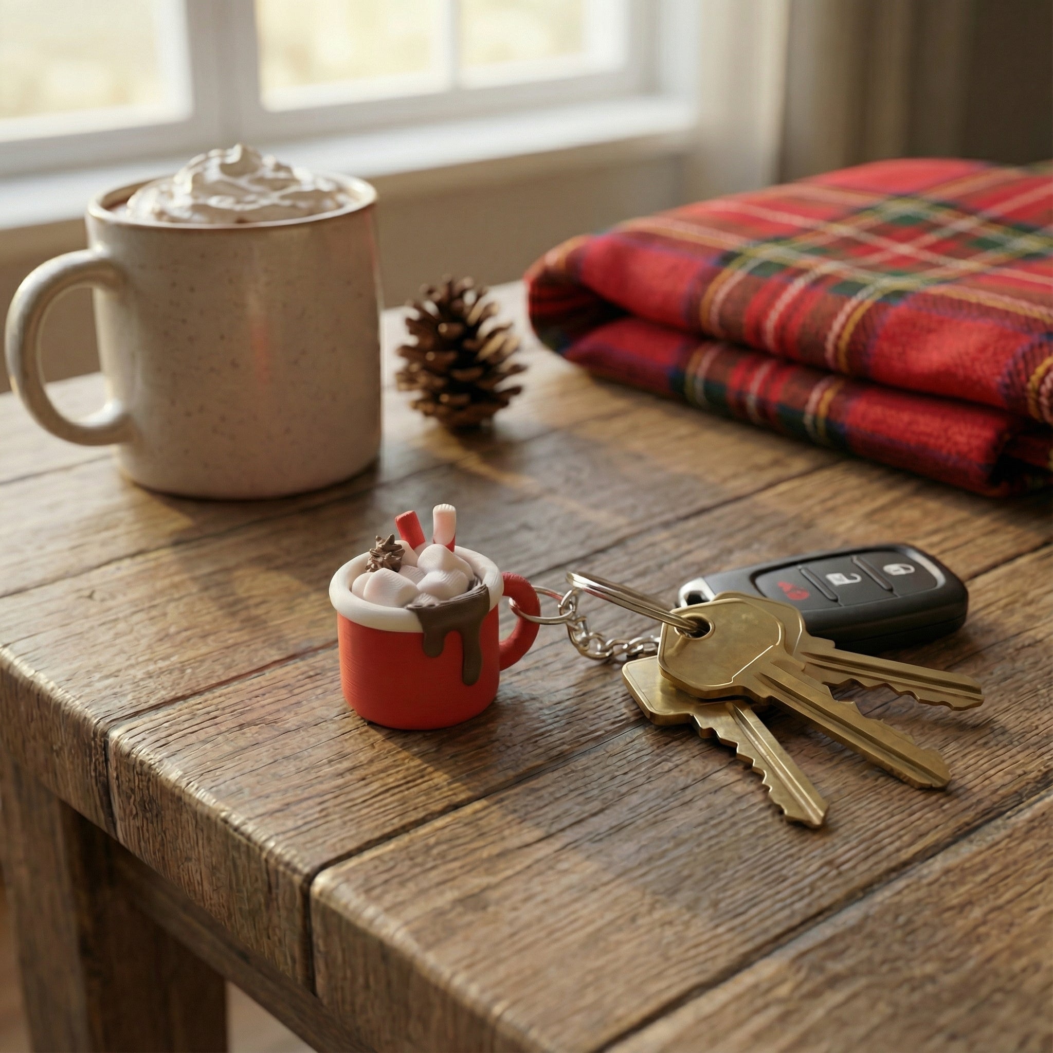 Fidget Clicker Μπρελόκ Ζεστής Σοκολάτας – mini – εικόνα 2