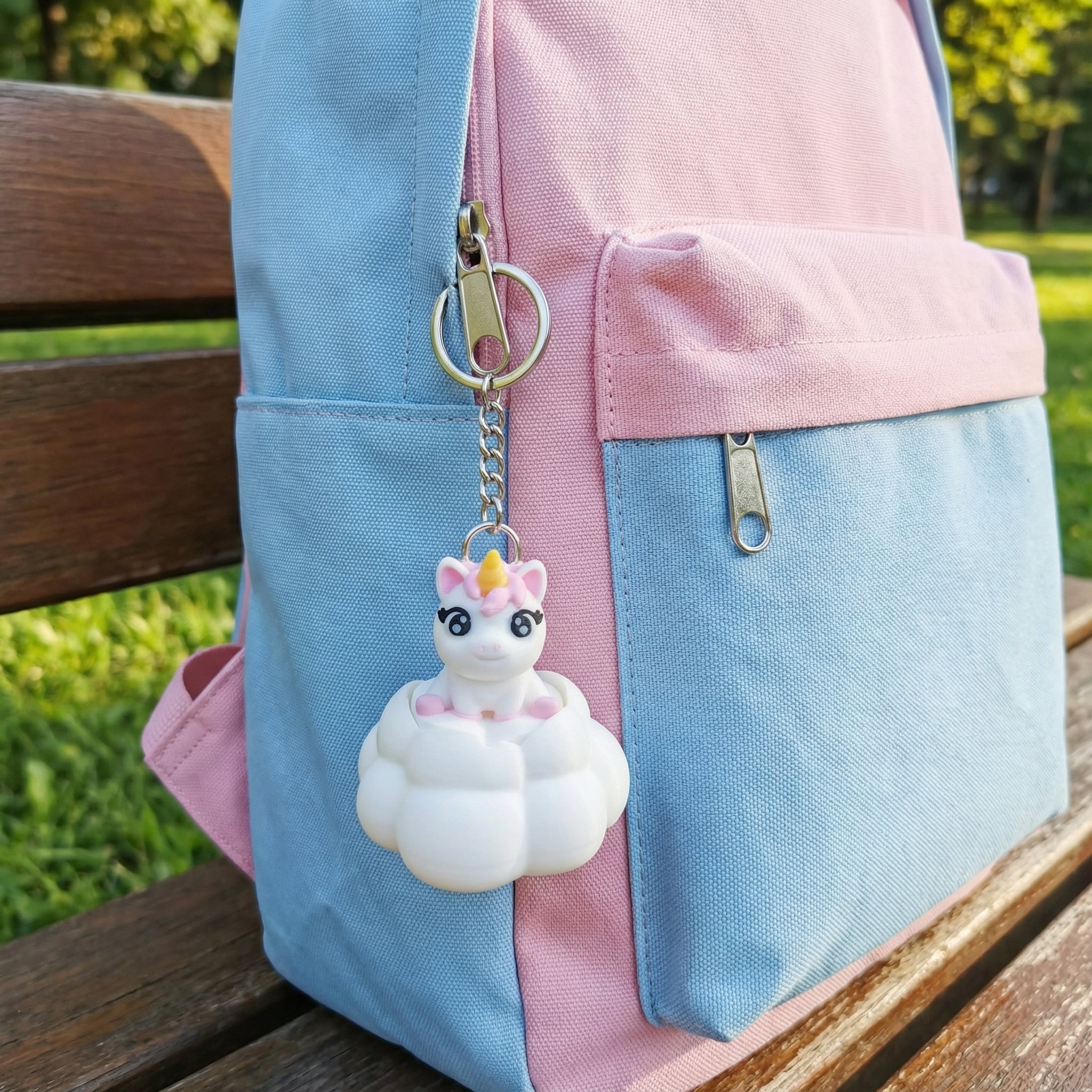 Fidget Clicker Μπρελόκ Μονόκερος – mini – εικόνα 2