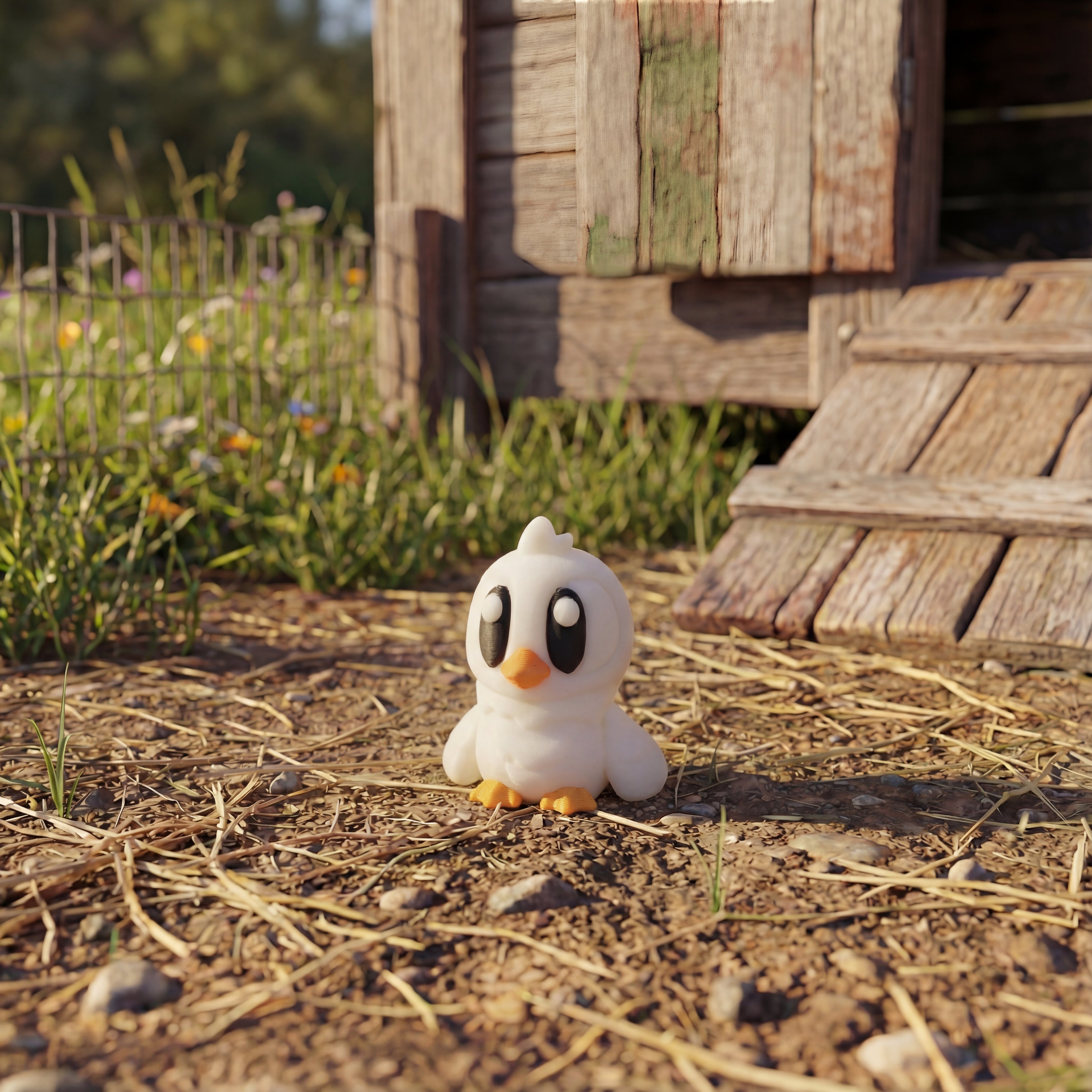 Λευκό Κοτοπουλάκι – Φιγούρα – mini – εικόνα 2