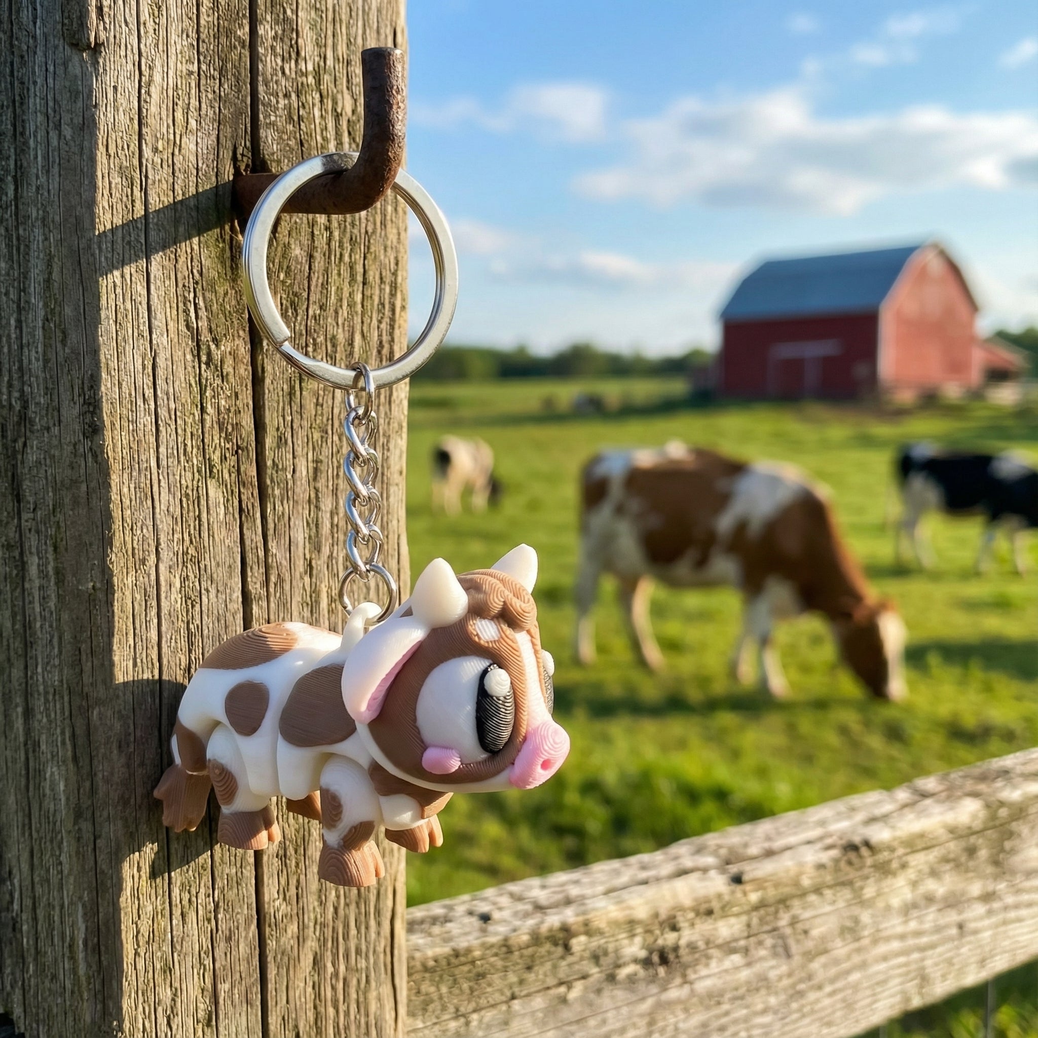 Μπρελόκ Αγελαδίτσα – mini – εικόνα 2