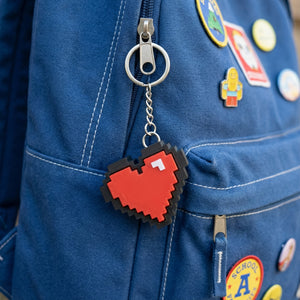 Fidget Clicker Μπρελόκ Pixel Καρδιά – mini – εικόνα 3