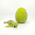 Σετ Πασχαλινό Αυγό Lime με Μικρό Δρακάκι – Ανοιγόμενο Διακοσμητικό & Συλλεκτική Φιγούρα